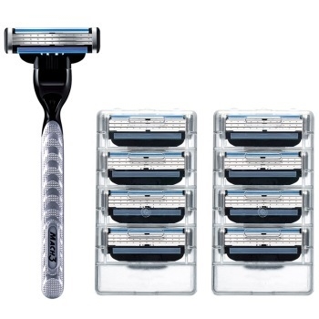 2日0点： Gillette 吉列 锋速3 剃须刀豪华套装 1刀架+9刀头 图1
