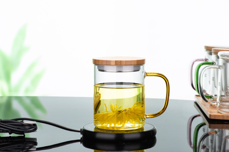 天猫 杯元素 耐热玻璃茶杯 400ml 图1
