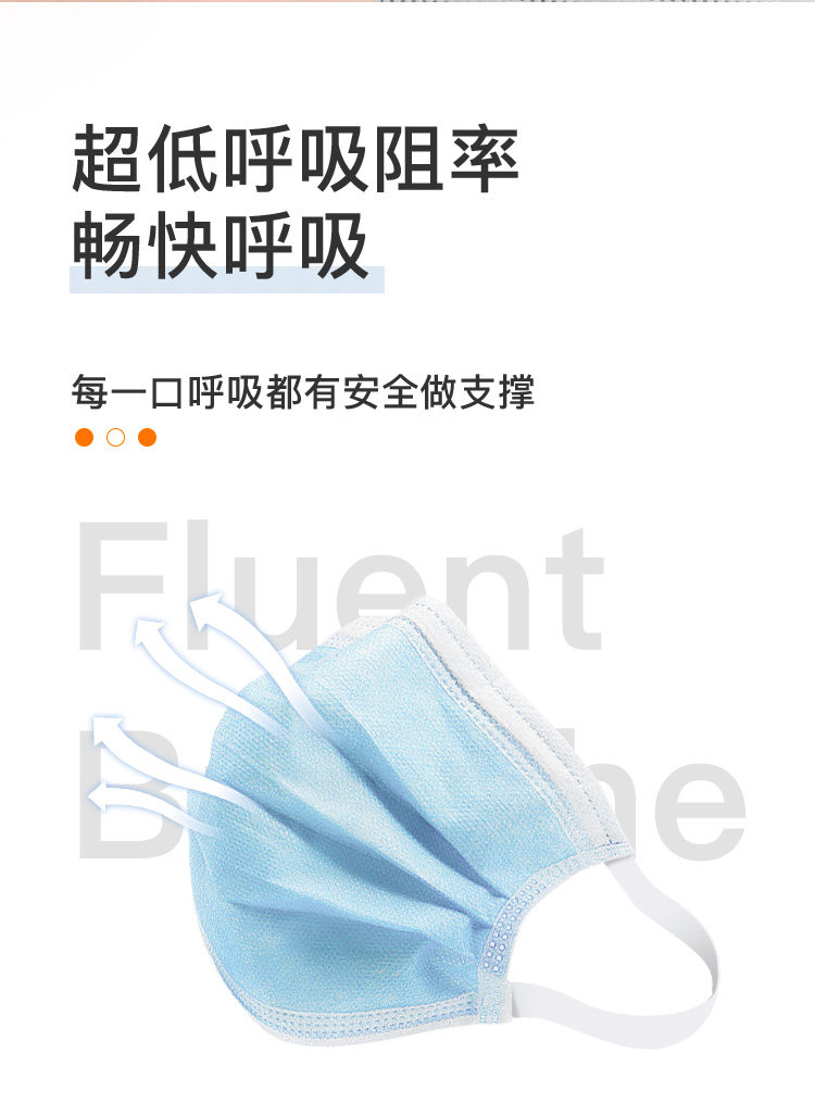 开学必备 快乐日记 儿童三层熔布口罩 20只 图6