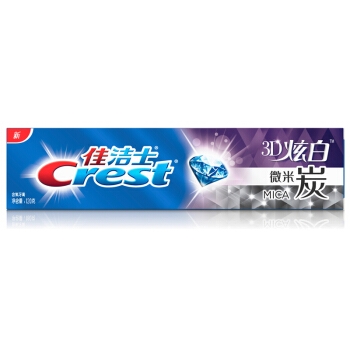 Crest 佳洁士 3D炫白 微米炭 牙膏 120g *2件 图3