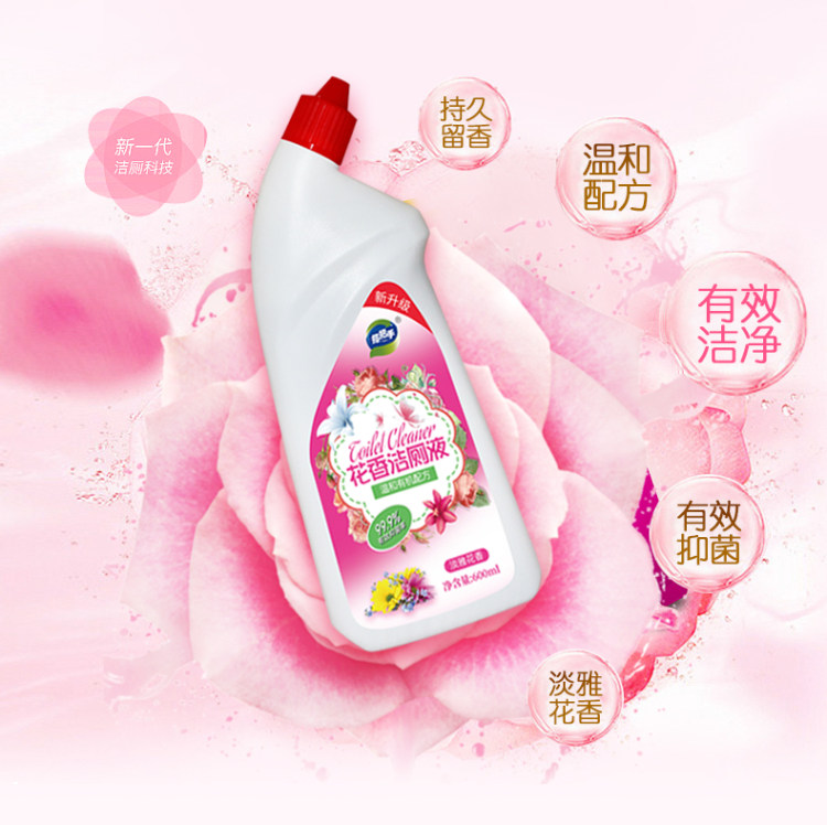 威猛先生 淡雅花香洁厕液组合装4瓶 图4