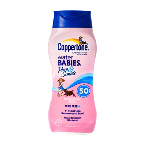 有券的上： Coppertone 确美同 水宝宝 纯净防晒乳 SPF30+PA+++ 237ml *2件 图1