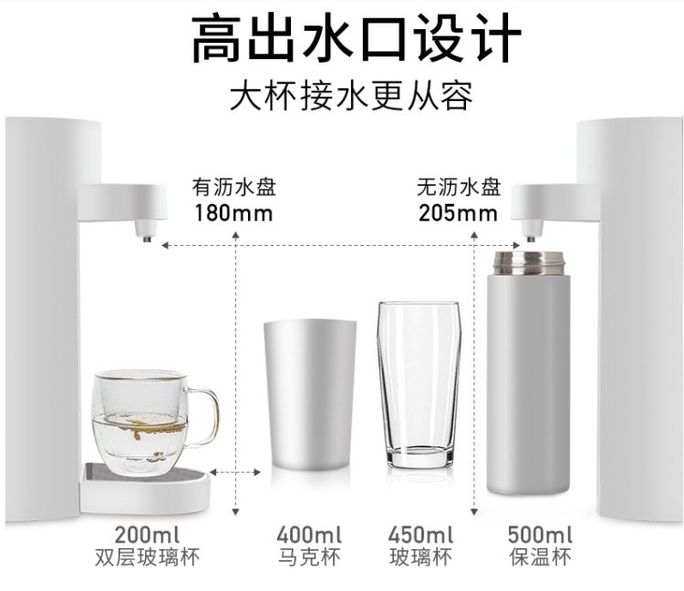 九阳 S61 智能即热式饮水机 100度真沸腾 6档精准控温 图4