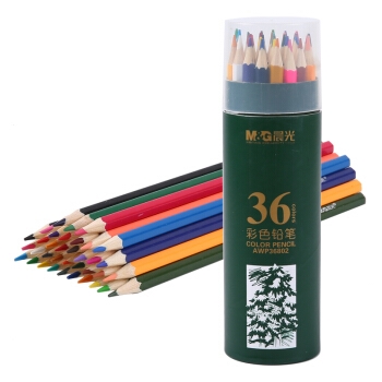 有券的上： M&G 晨光 AWP36802 彩色铅笔 36色 36支/筒 *8件 图1