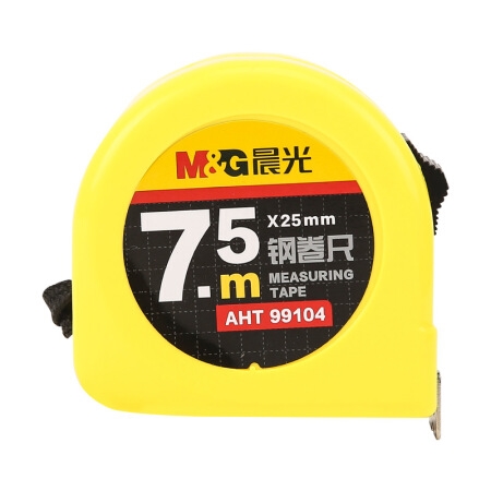 晨光 AHT99104 标准钢卷尺 单个装 7.5m*25mm *5件 图1