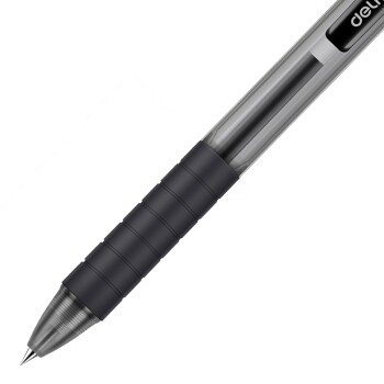 deli 得力 S06 按动中性笔 0.5mm 12支 黑色 *9件 图3