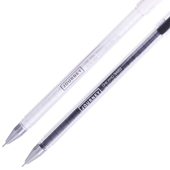 deli 得力 方寸格 全针管中性笔 0.38mm 黑色 12支 *6件 图3