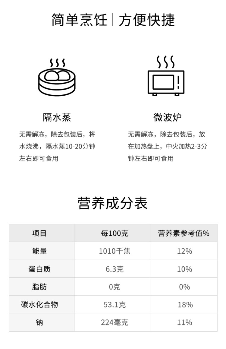 善蒸坊 手撕红糖馒头 营养懒人早餐 半成品速冻 图7