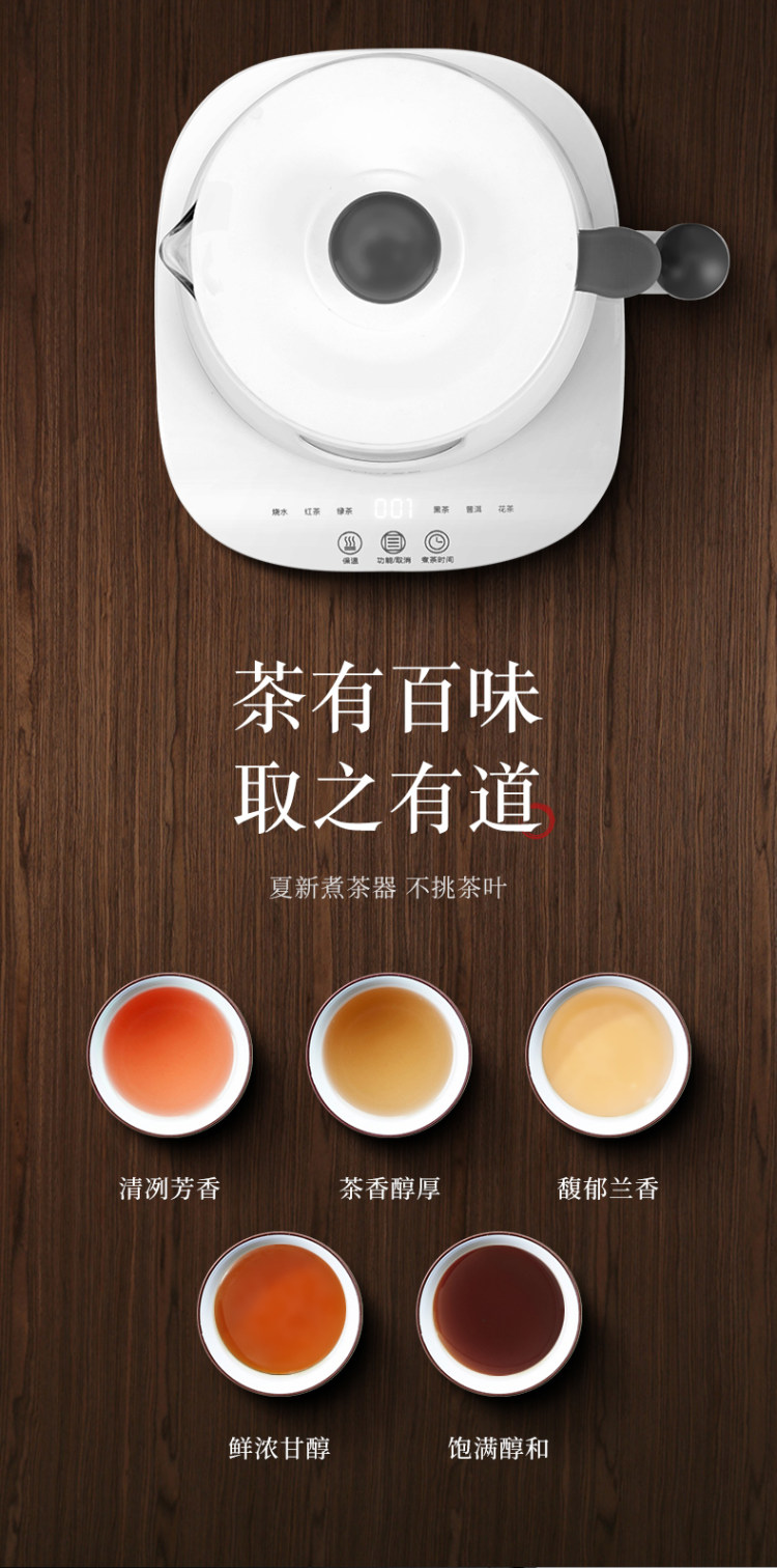 夏新 全自动煮茶器 养生壶 800ml 图6