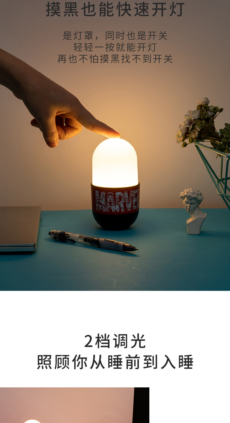 名创优品 漫威胶囊小夜灯 图3