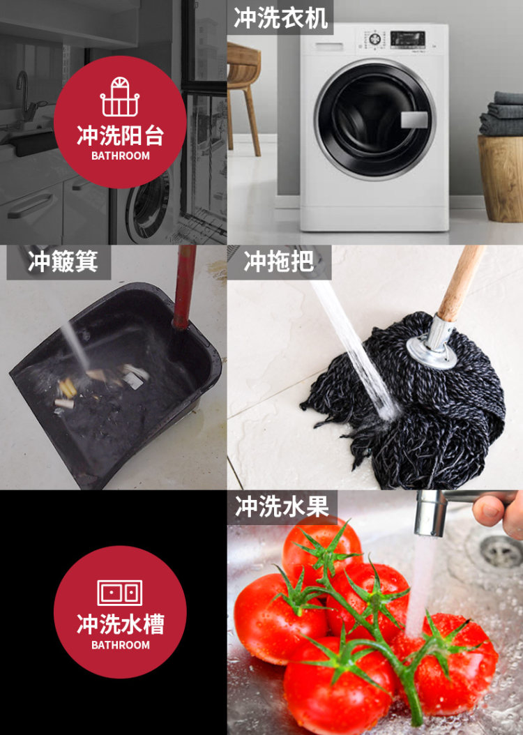 起点如日 304不锈钢妇洗马桶喷枪 图5
