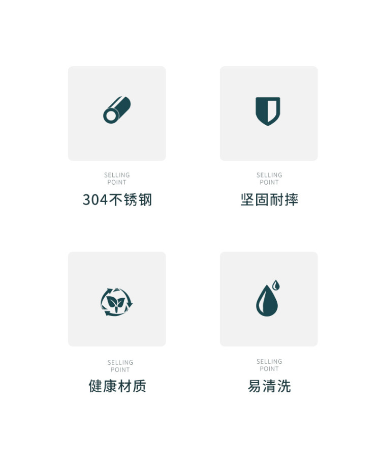 沃德百惠 304不锈钢马克杯 400ml 图2