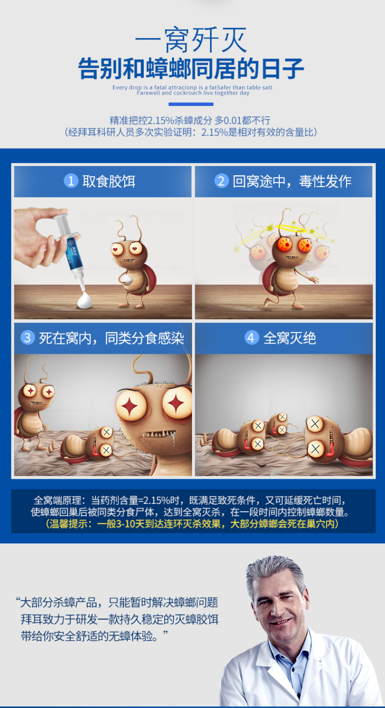 猫超次日达 德国进口拜耳蟑螂药 图3