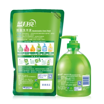 蓝月亮 芦荟抑菌 洗手液 组合装1kg（500g+500g） *6件 图2