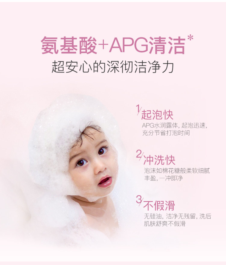 贝德美 儿童洗发沐浴二合一 670ml*2瓶 图2