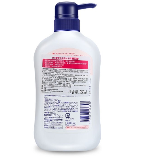 Bathclin 巴斯克林 舒芙蕾草本滋养沐浴露 白桃香 550ml *3件 图5
