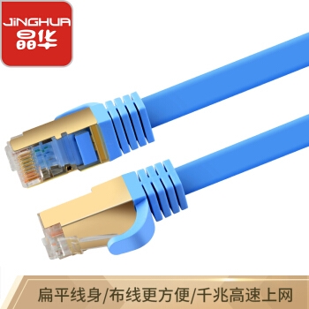 JH 晶华 六类扁网线 2米 图1