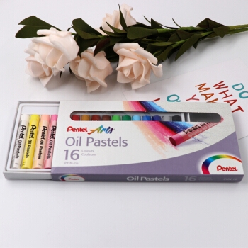 Pentel 派通 PHN-16 彩色蜡笔 16色 *3件 图4