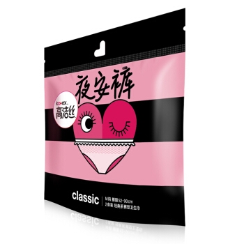 kotex 高洁丝 夜安裤 夜用裤型卫生巾 S-M 2片 *15件 图2