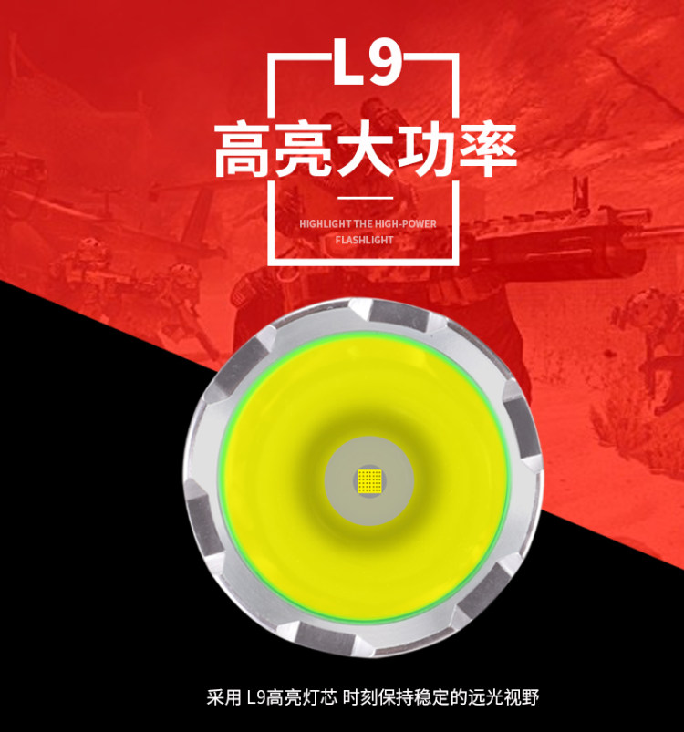 迭影 强光手电筒 图4