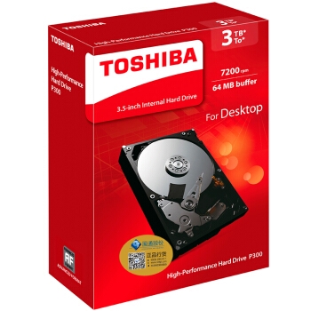 21日0点： TOSHIBA 东芝 P300系列 7200转 64M SATA3机械硬盘 3TB 图2
