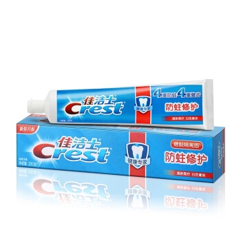 京东PLUS会员： Crest 佳洁士 健康专家 防蛀修护牙膏 清新青柠 200g *14件 图1