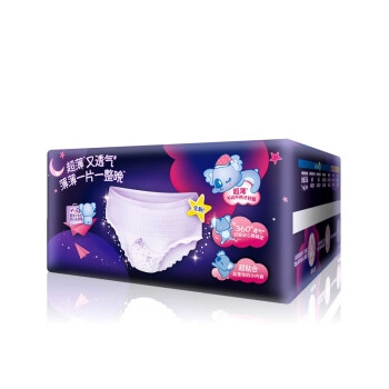whisper 护舒宝 考拉裤裤 裤型卫生巾 M-L码 4片装 *7件 图4