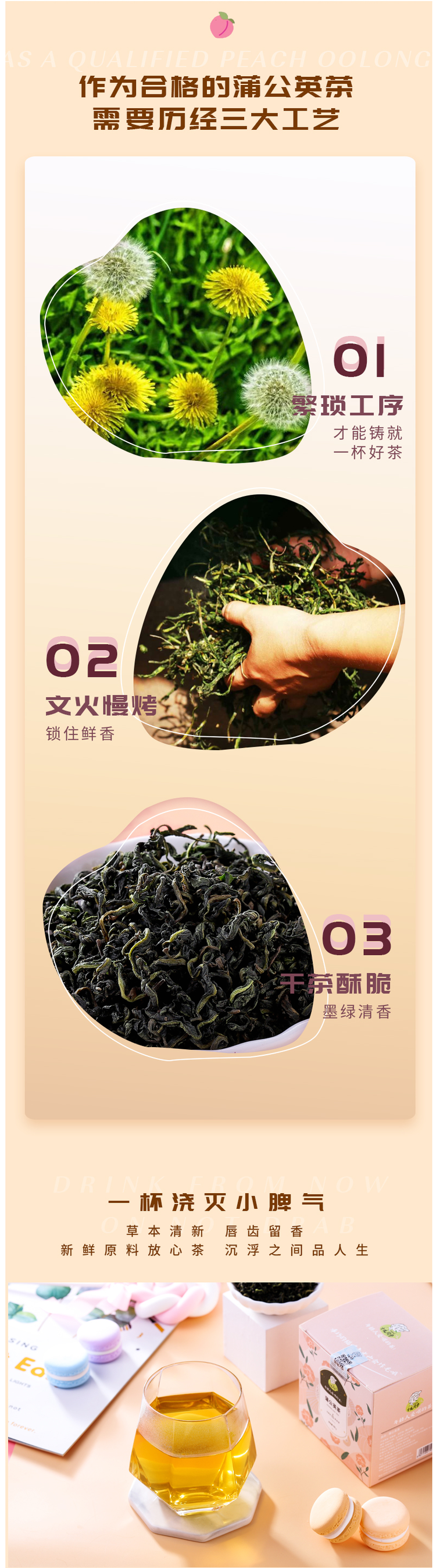 遇见自己 蒲公英叶茶 60g 图3