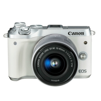 Canon 佳能 EOS M6 15-45mm 无反相机套机 白 图2