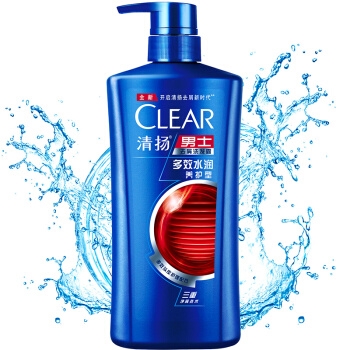 CLEAR 清扬 男士去屑洗发露 清爽控油型 500g *4件 图2