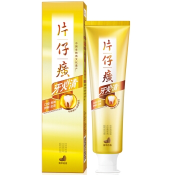 PZH 片仔癀 牙火清牙膏 菁萃药香 195g（赠：护龈牙刷*1） *2件 图1