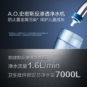 A.O.SMITH 史密斯 1600M 家用净水器 图2