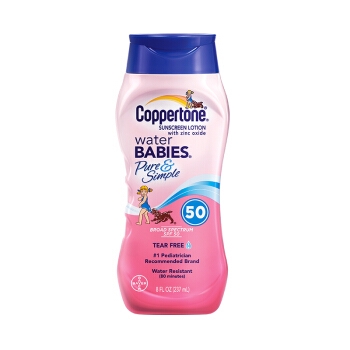 Coppertone 确美同 水宝宝纯净防晒霜 SPF50 237ml *2件 图3