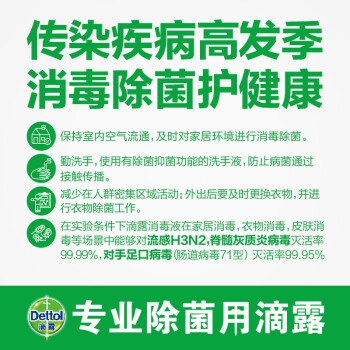 Dettol 滴露 免洗抑菌洗手液 200ml *2件 图2