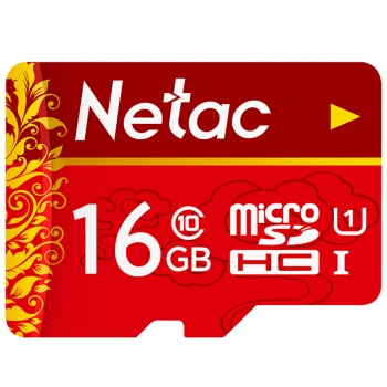 Netac 朗科 16GB Class10 TF内存卡 中国红 图1