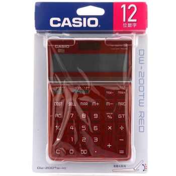 CASIO 卡西欧 DW-200TW-RD 大型计算器 +凑单品 图5