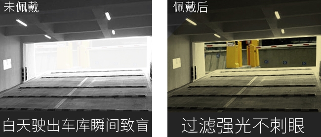 暴龙 铝镁镜架 男偏光太阳镜 开车戴看的更清楚 图3