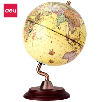 限江浙沪皖： deli 得力 政区复古地球仪 直径20cm +凑单品 图1