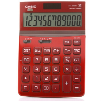 CASIO 卡西欧 DW-200TW-RD 大型计算器 +凑单品 图2