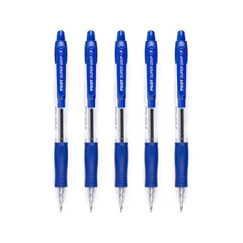 PILOT 百乐 BPGP-10R-F 按制圆珠笔 蓝色 0.7mm 5支/袋 *5件 图1