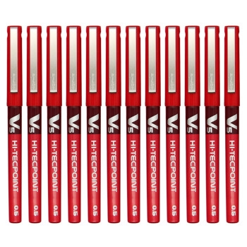 PILOT 百乐 BX-V5 中性笔 12支装 0.5mm 多色可选 *5件 图1