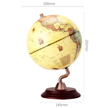 限江浙沪皖： deli 得力 政区复古地球仪 直径20cm +凑单品 图3