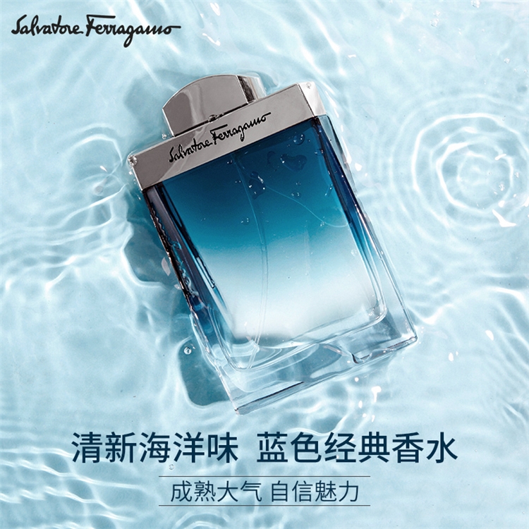 Salvatore Ferragamo Subtil Pour Homme 蓝色经典 男士淡香水 100ml 图3