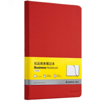 京东PLUS会员： Comix 齐心 C5902 优品商务笔记本 A5 122张 红色 *5件 图1