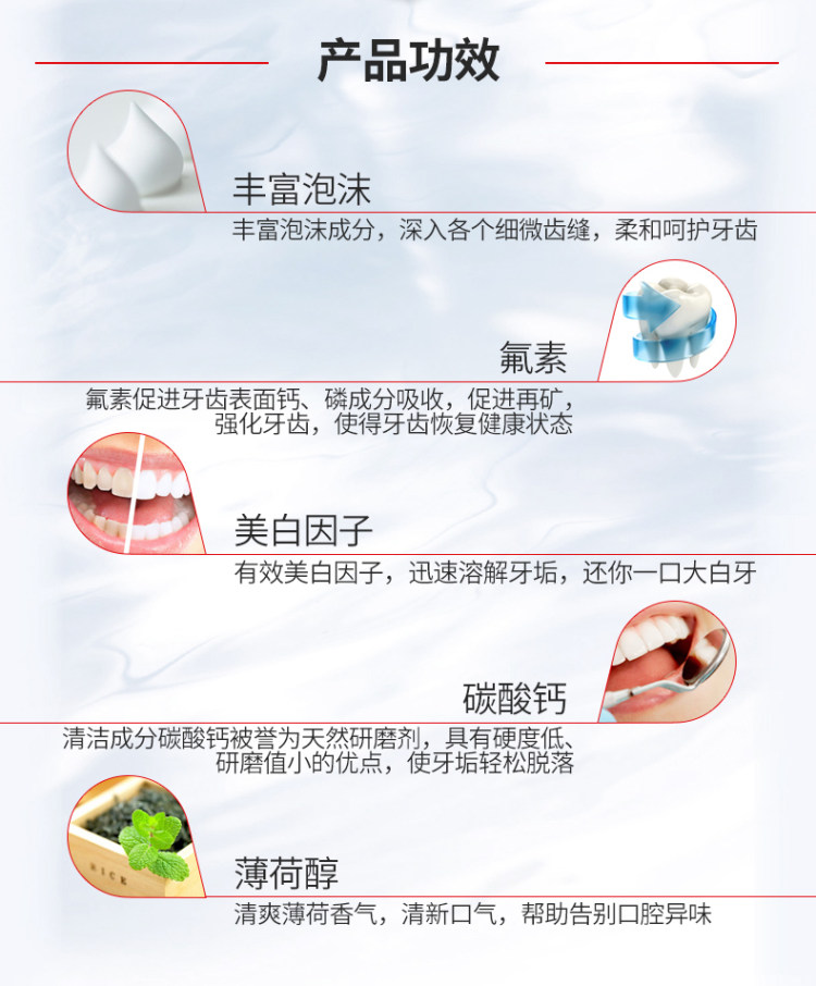 日本原产 狮王 美白牙膏 150g*3支 亮白清新口气 图5