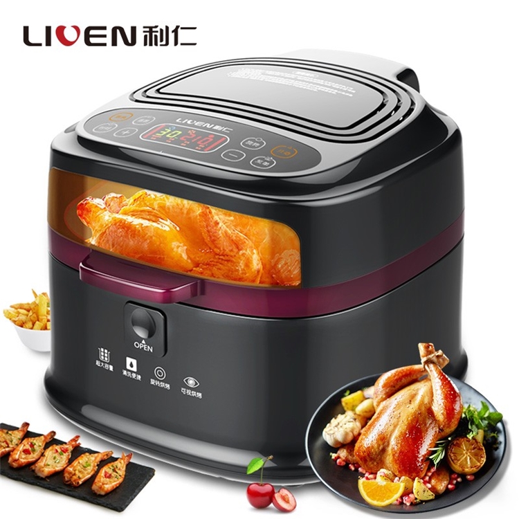 LIVEN 利仁 KZ-D8000B 空气炸锅 8L 图5