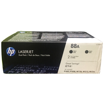 10日0点： HP 惠普 LaserJet CC388AD 硒鼓 88A双支装 图3