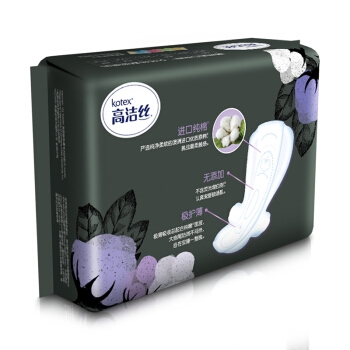 kotex 高洁丝 臻选系列 极薄纯棉卫生巾 280mm 6片装 *17件 图4