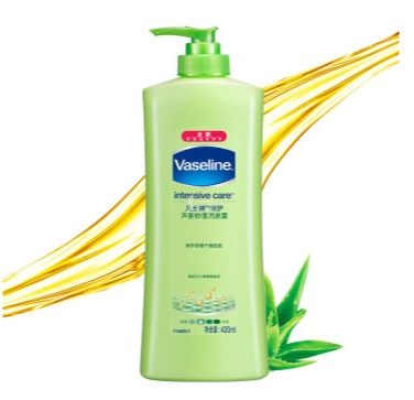 Vaseline 凡士林 倍护 芦荟舒缓身体乳 100ml *3件 图1