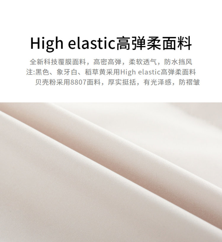 反季促销 高梵 貉毛大毛领 修身连帽羽绒外套 图5